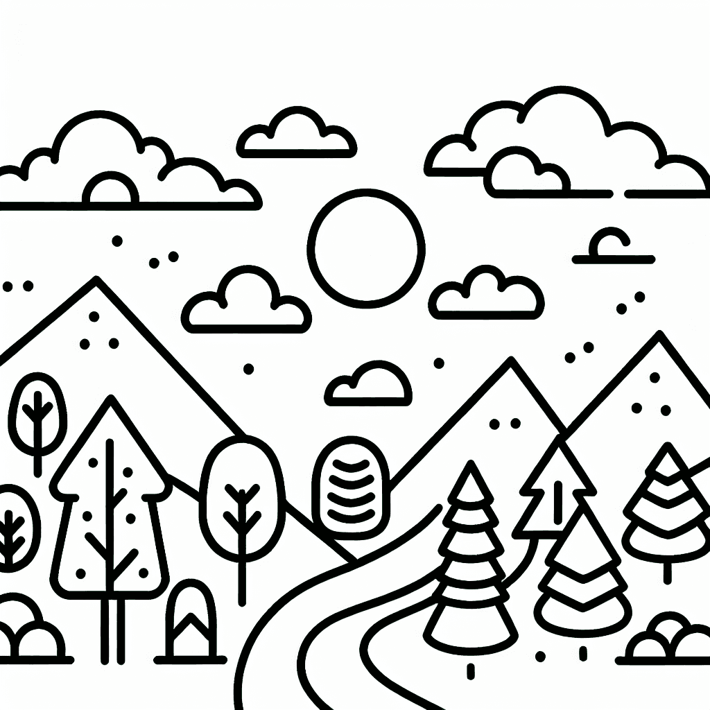 modern coloring pages