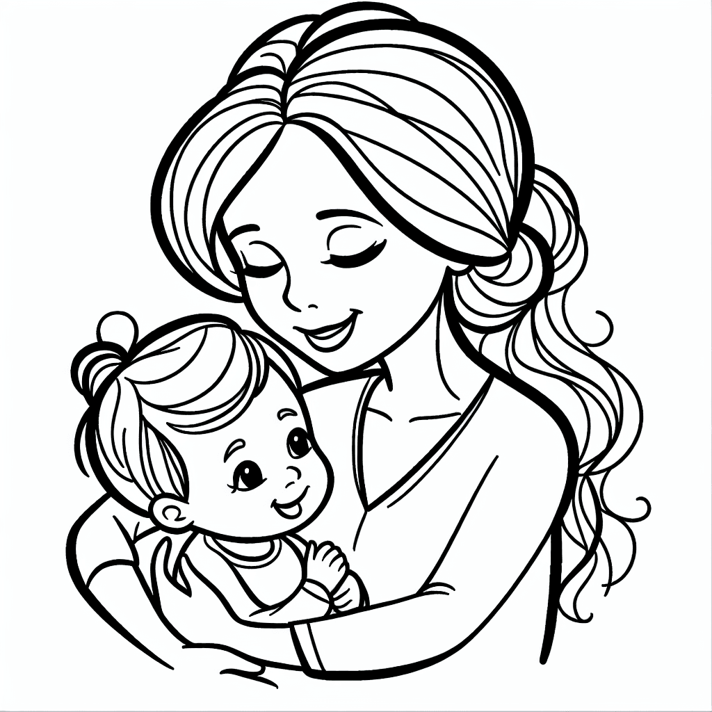 mom love coloring pages