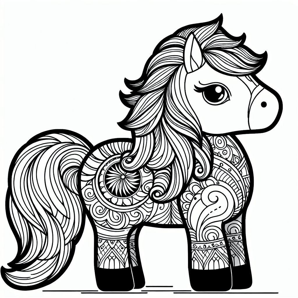 Additional my little pony coloring page 1