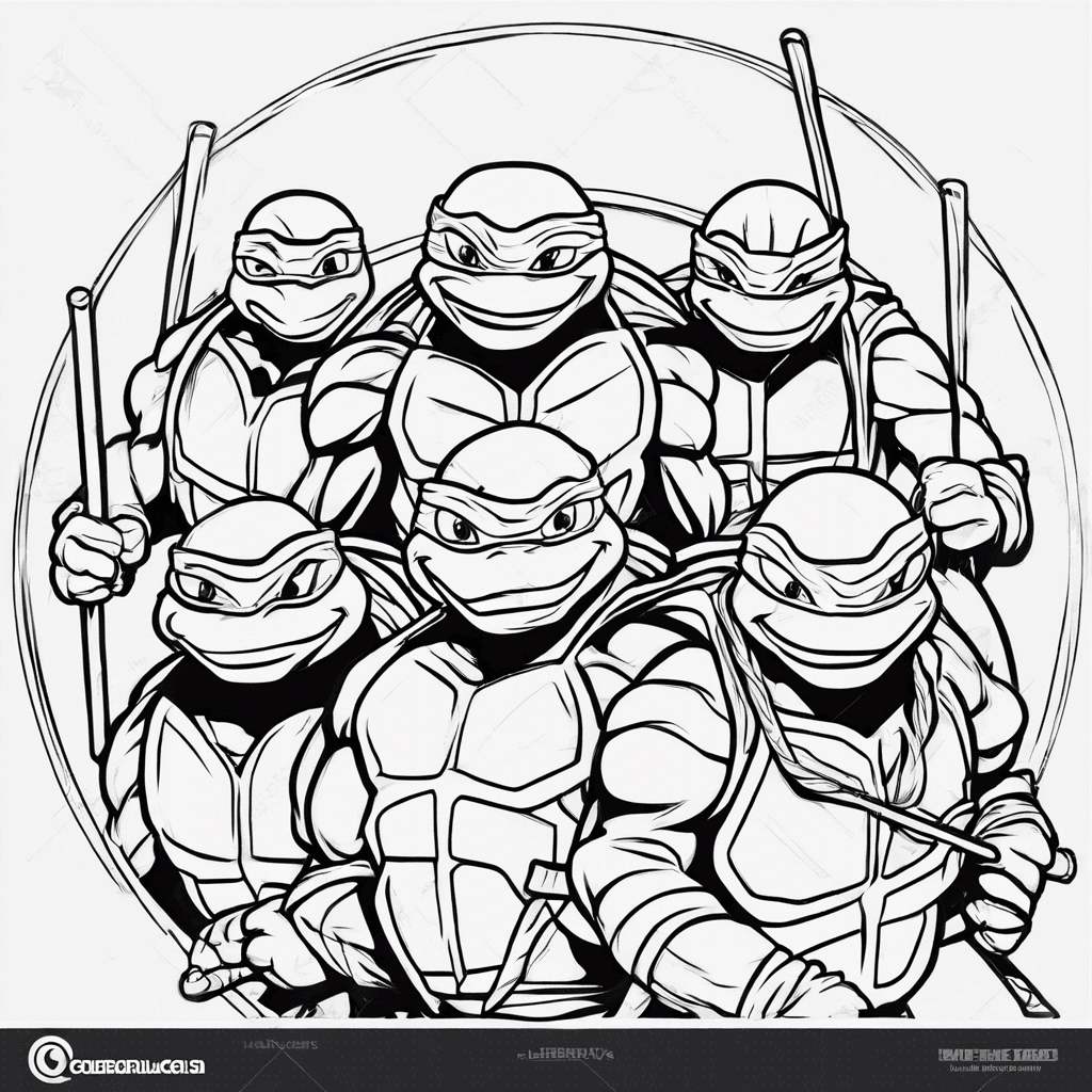 ninja turtles coloring pages