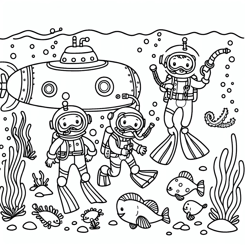 octonauts coloring pages