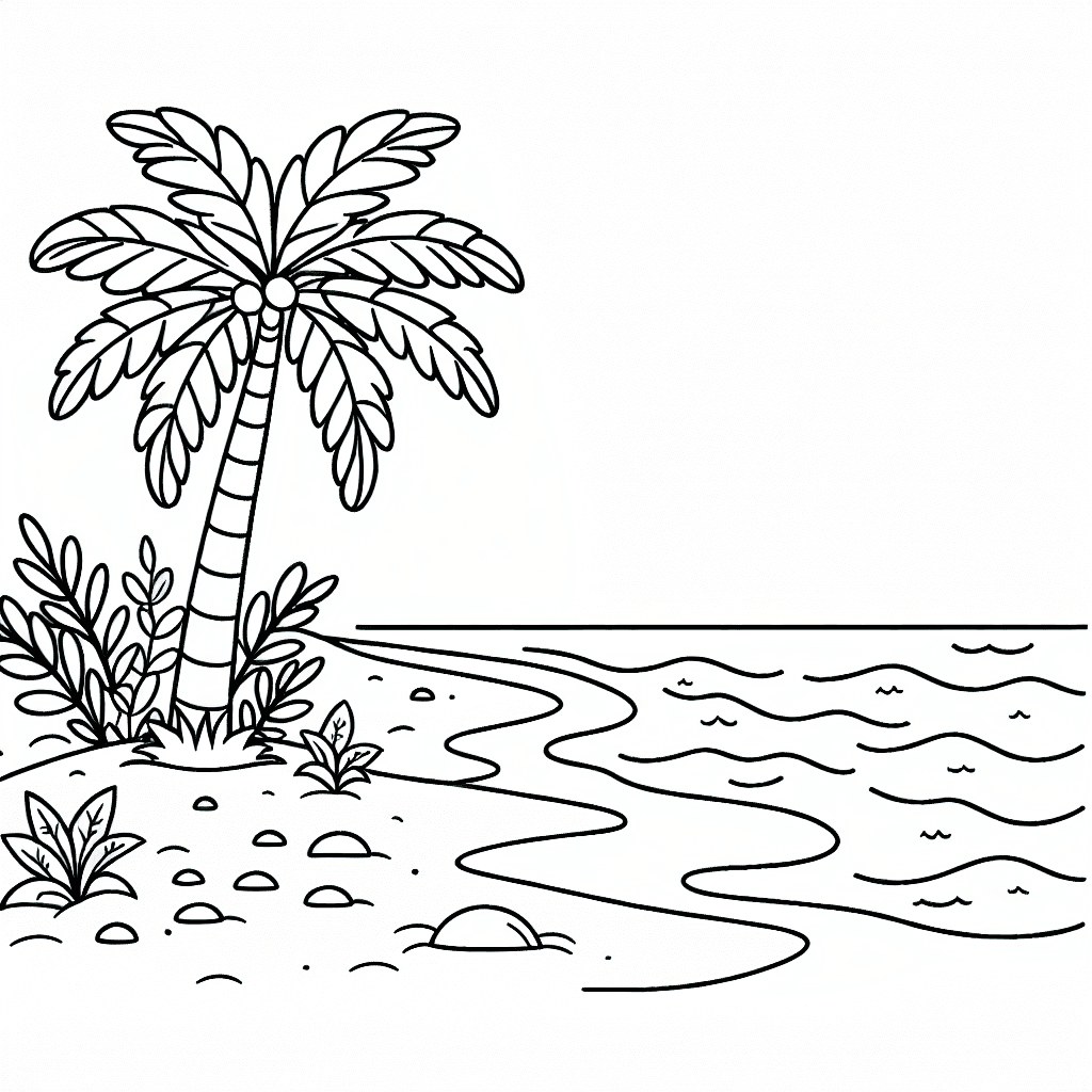 palm beach coloring pages