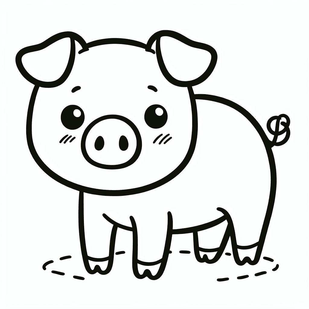 pig coloring pages