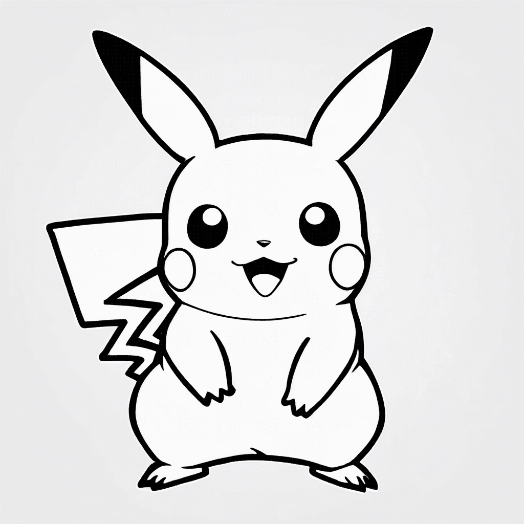 pikachu coloring pages