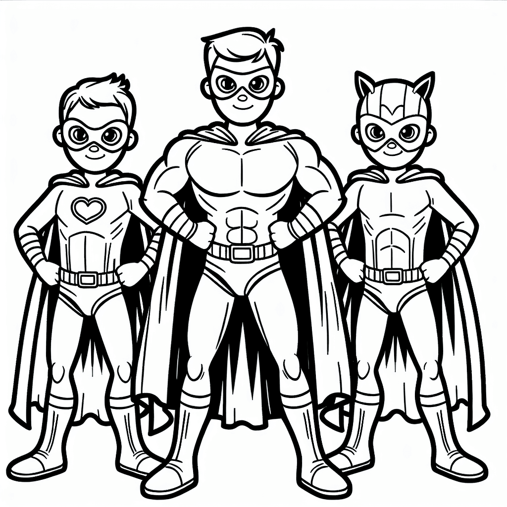 pj masks coloring pages