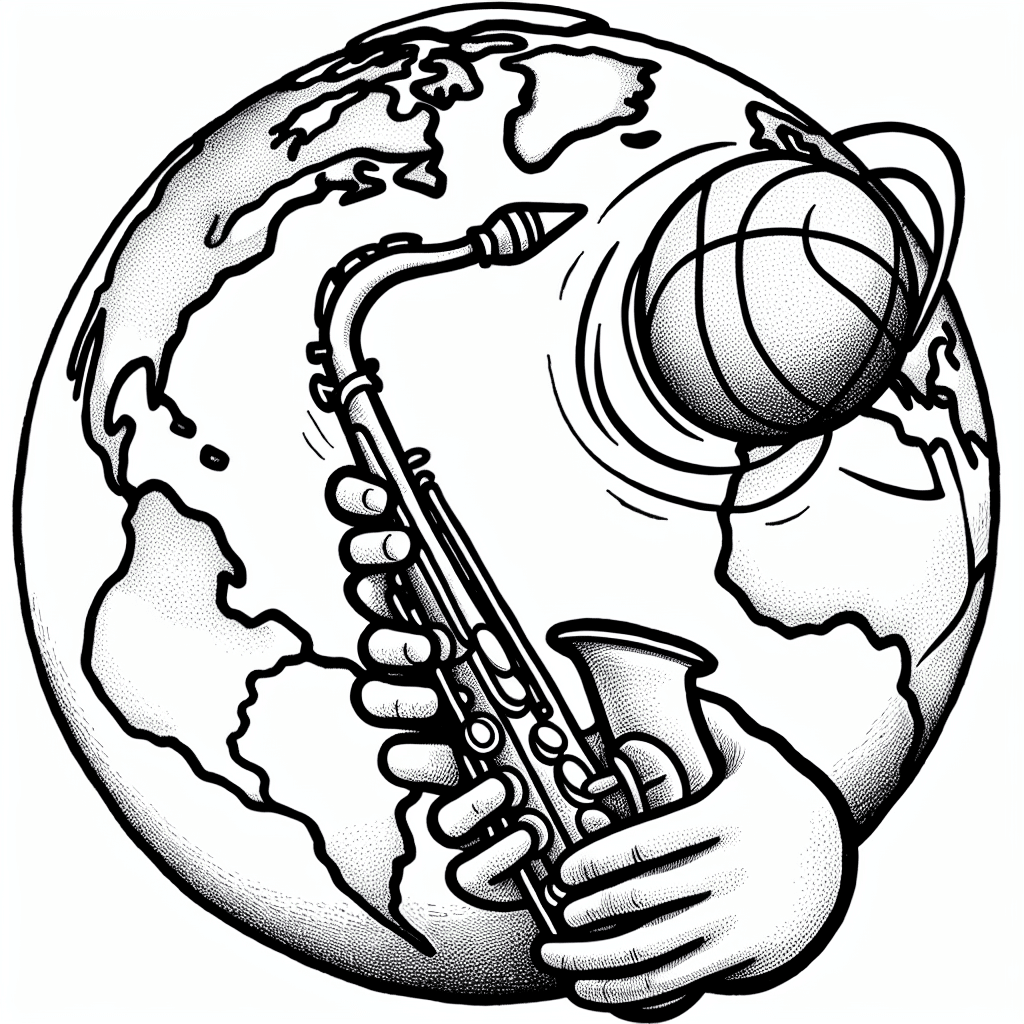 Additional planet earth coloring page 2