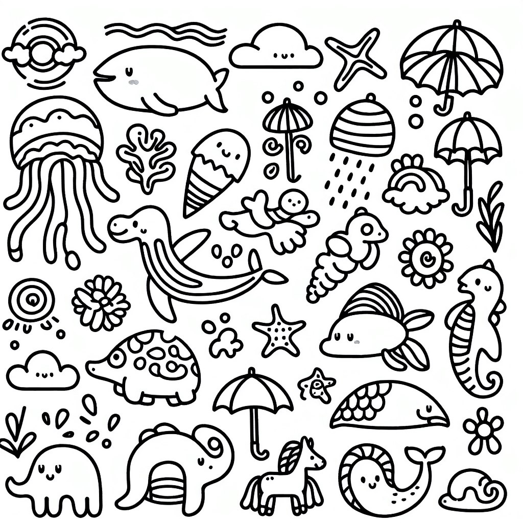 playful fun coloring pages