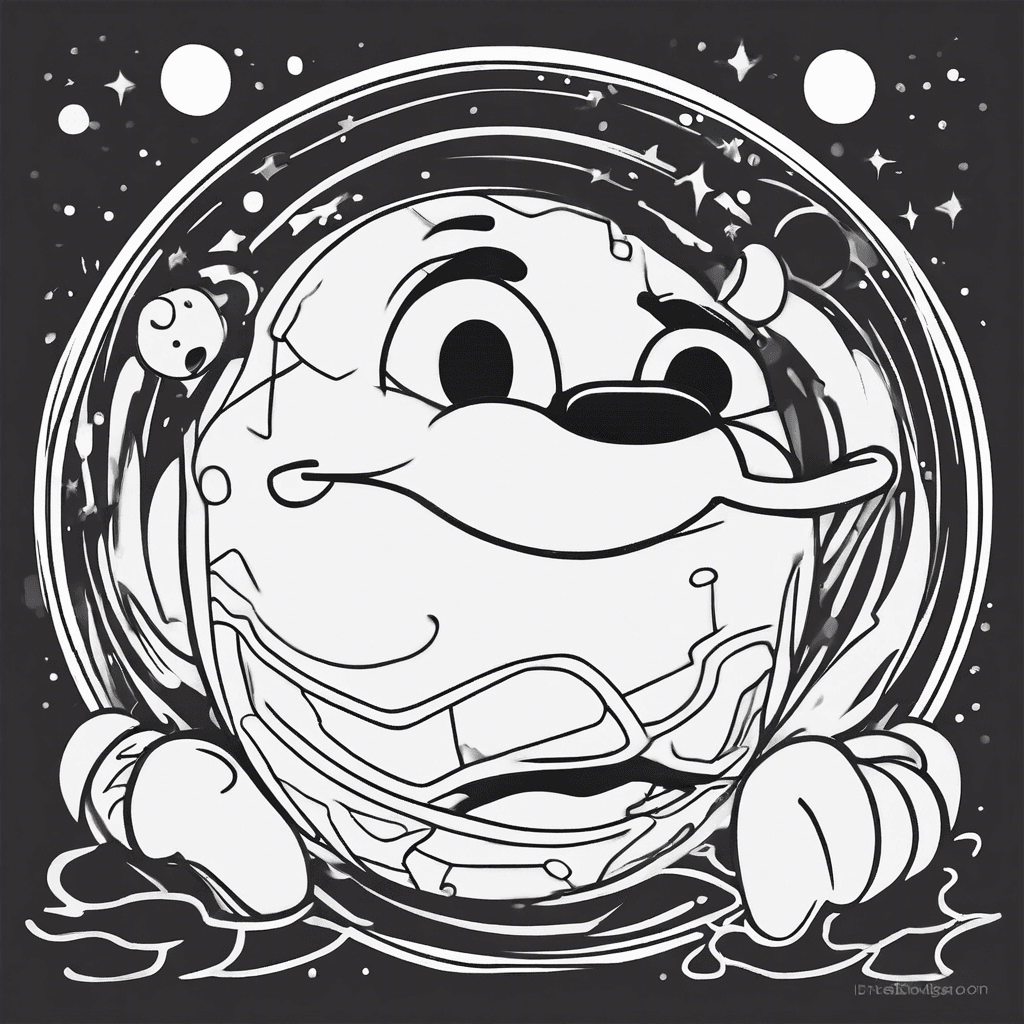 Additional pluto dwarf coloring page 2