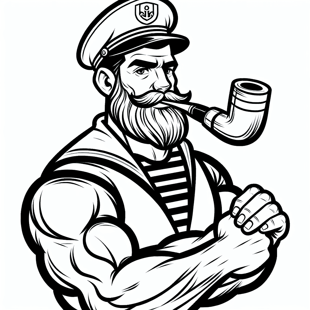 popeye coloring pages