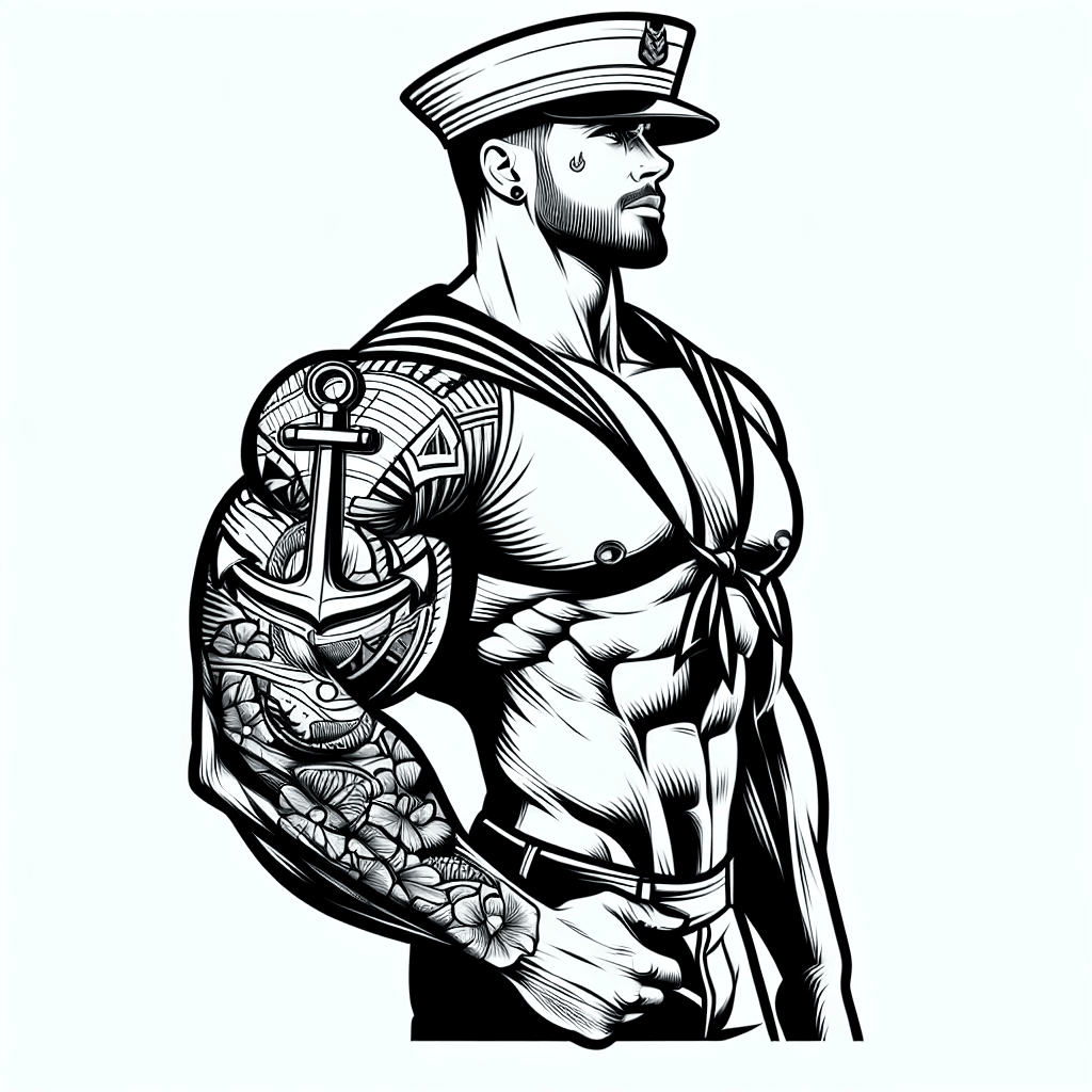 Additional popeye coloring page 1