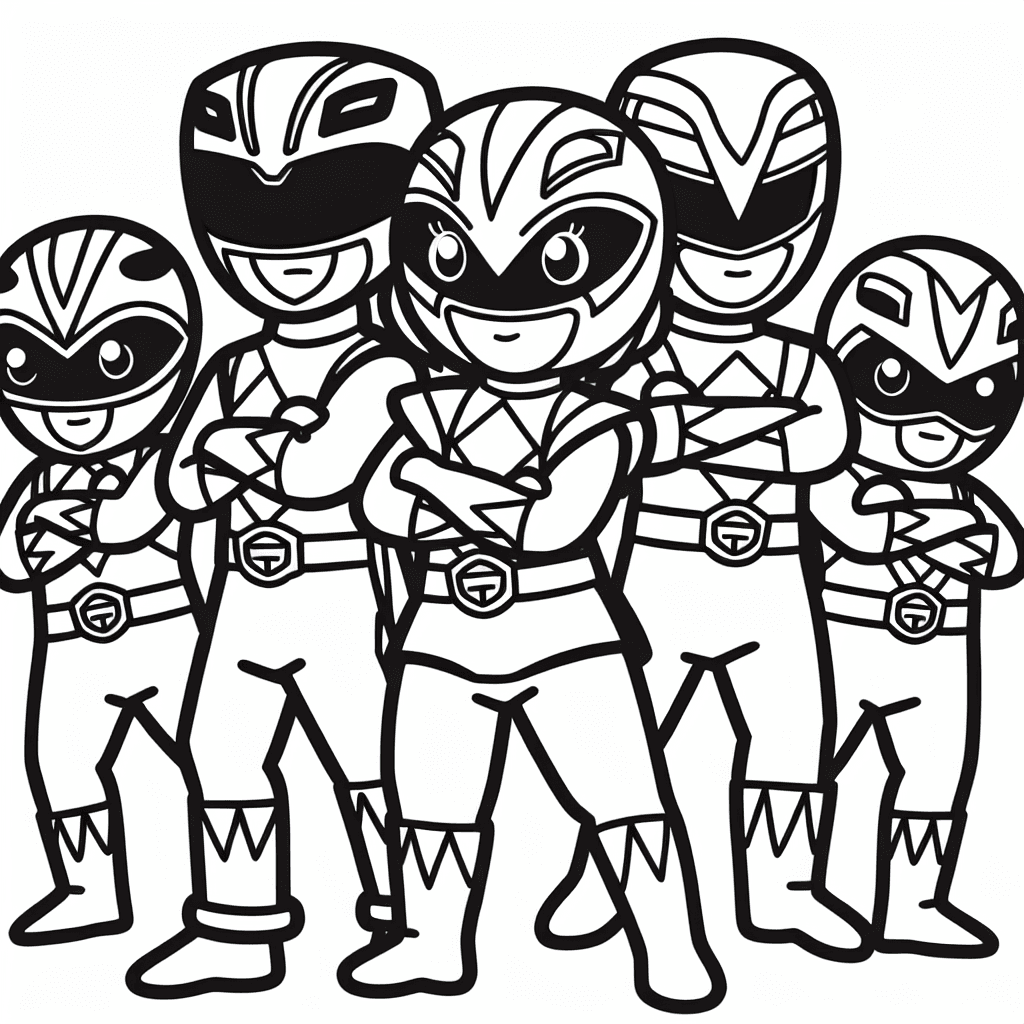 power rangers coloring pages