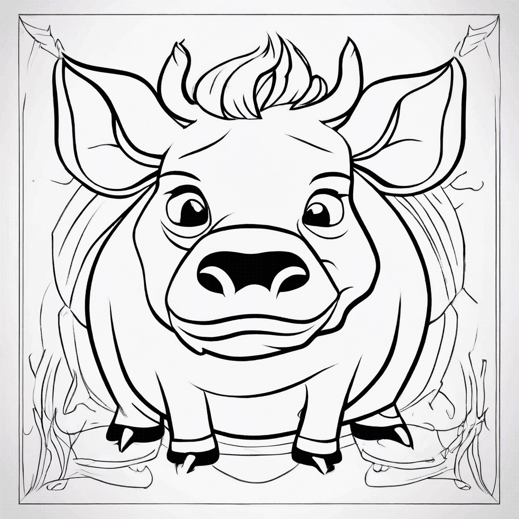 Additional pumbaa coloring page 1