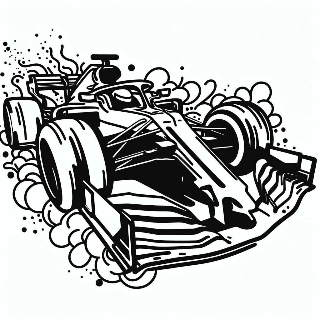 racing car coloring pages