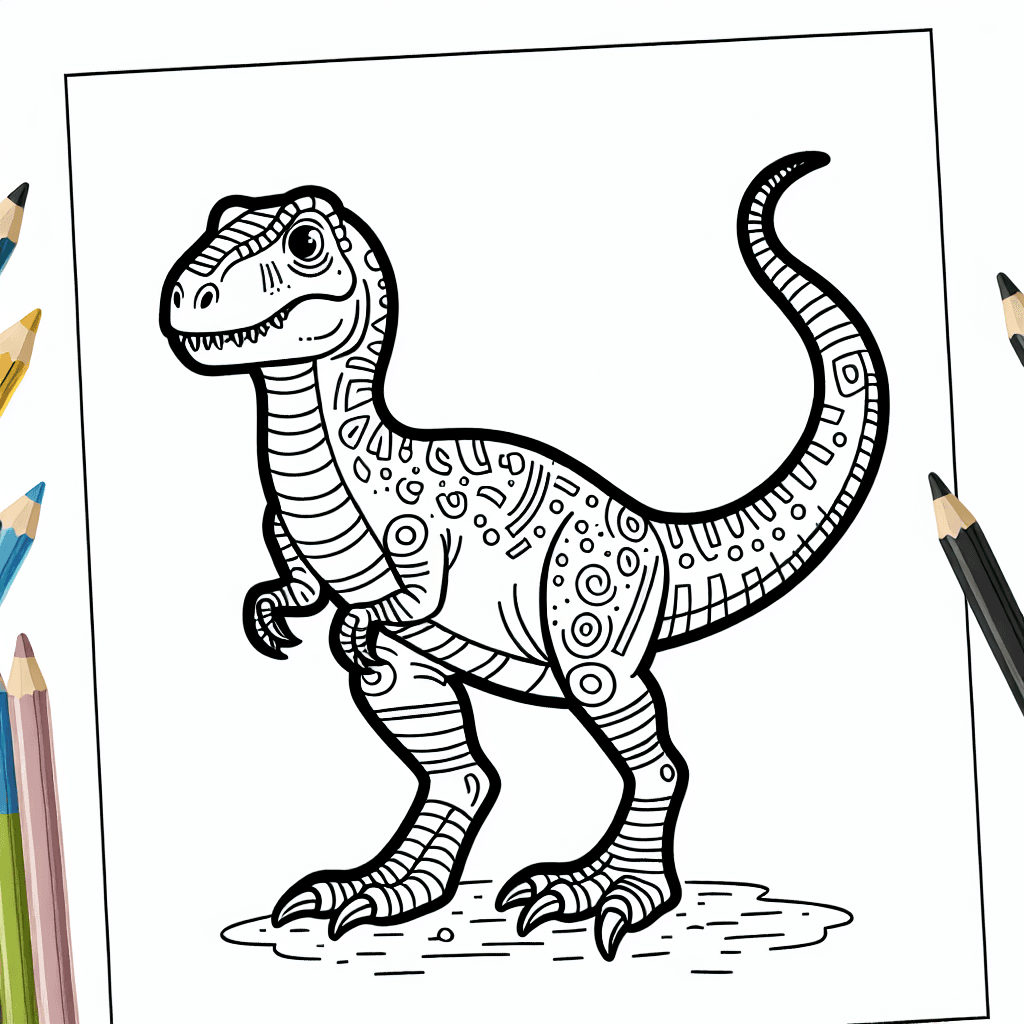 raptor coloring pages