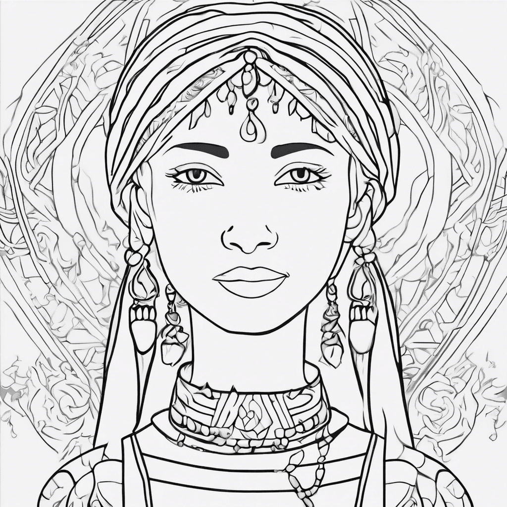 Additional raya coloring page 1