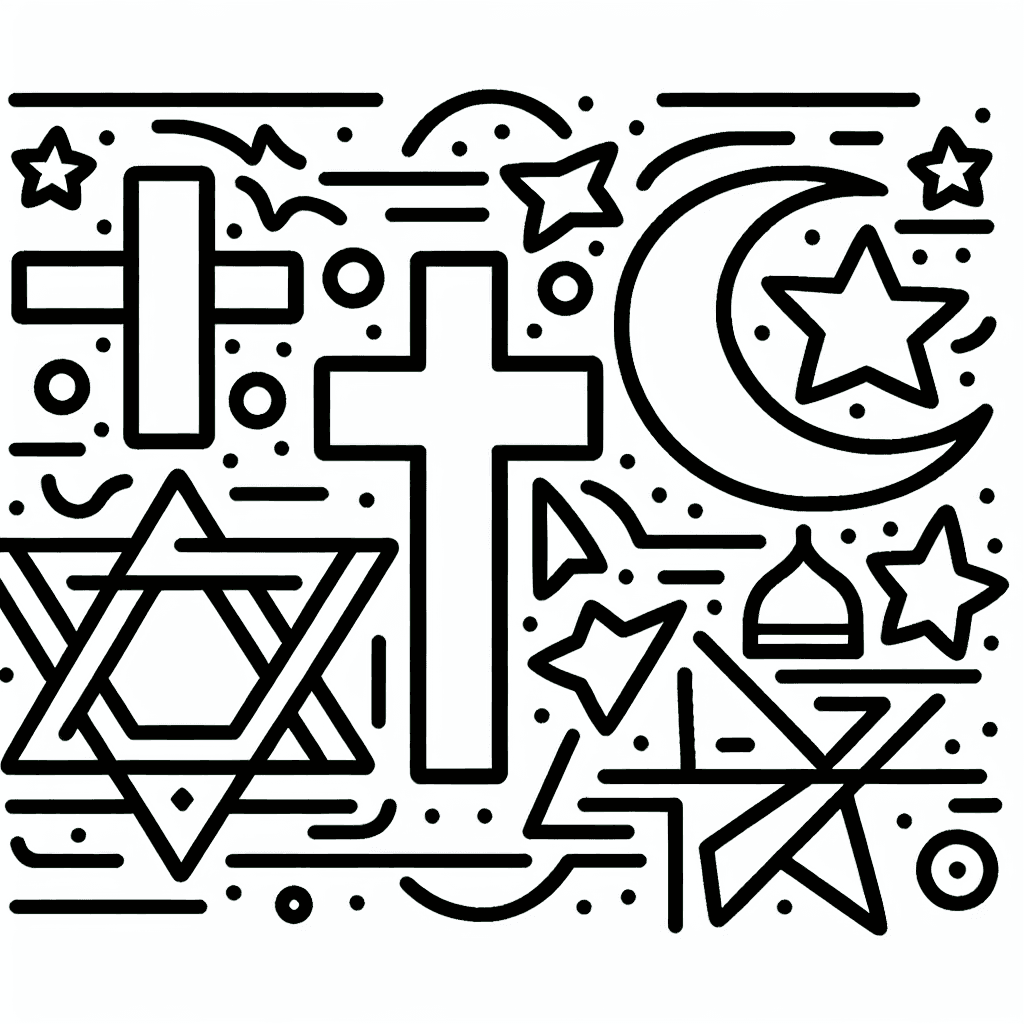 religious coloring pages