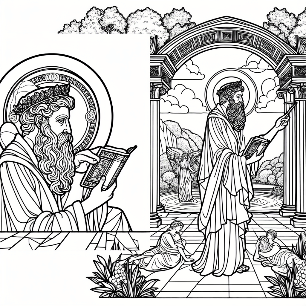 Additional religious coloring page 2