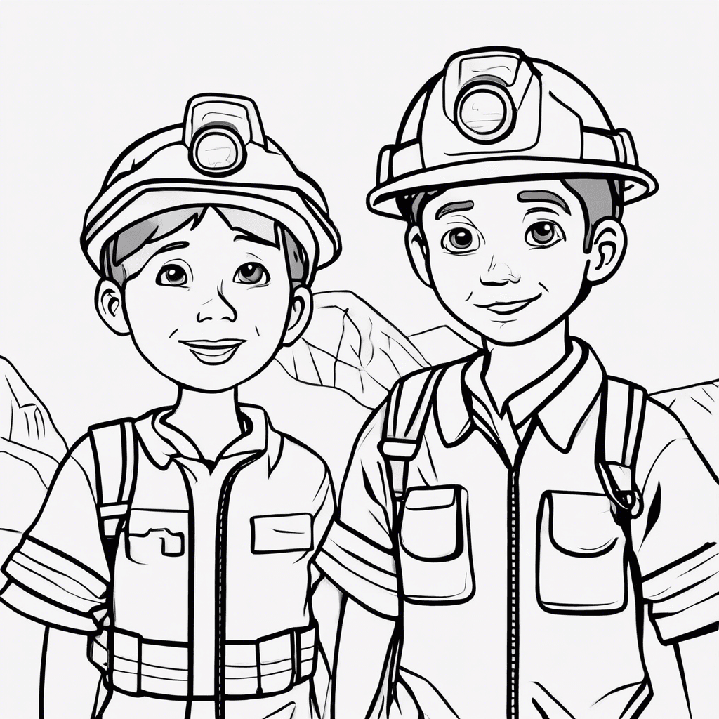 Additional rescuers coloring page 2