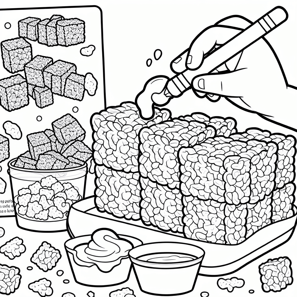 rice crispy coloring pages