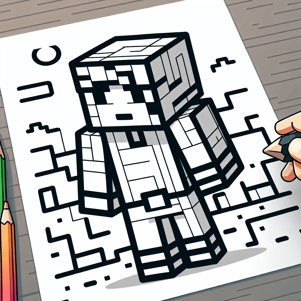 Additional roblox coloring page 1