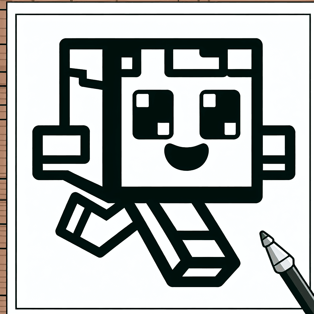 Additional roblox coloring page 2