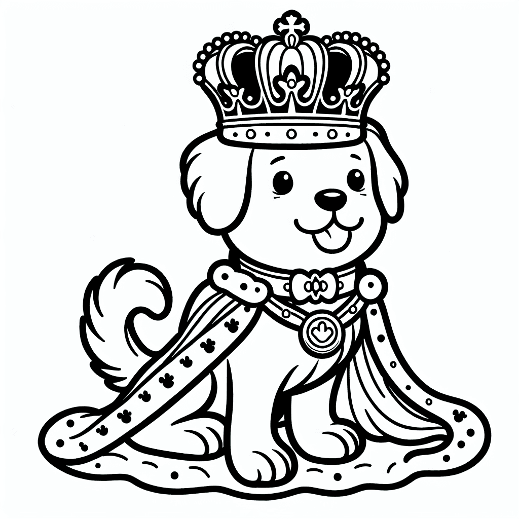 royal pet coloring pages