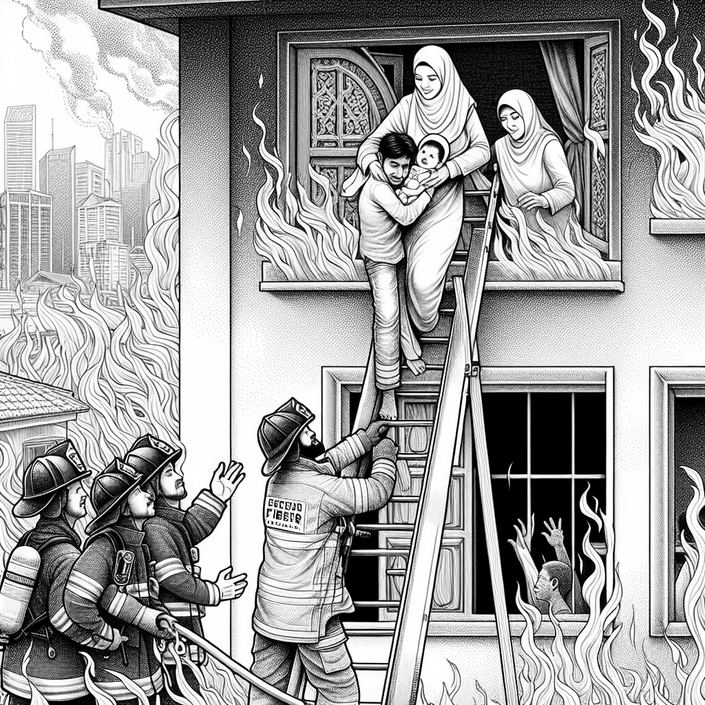 Additional saving civilians coloring page 2