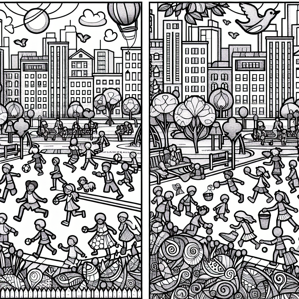 Additional scenes coloring page 2