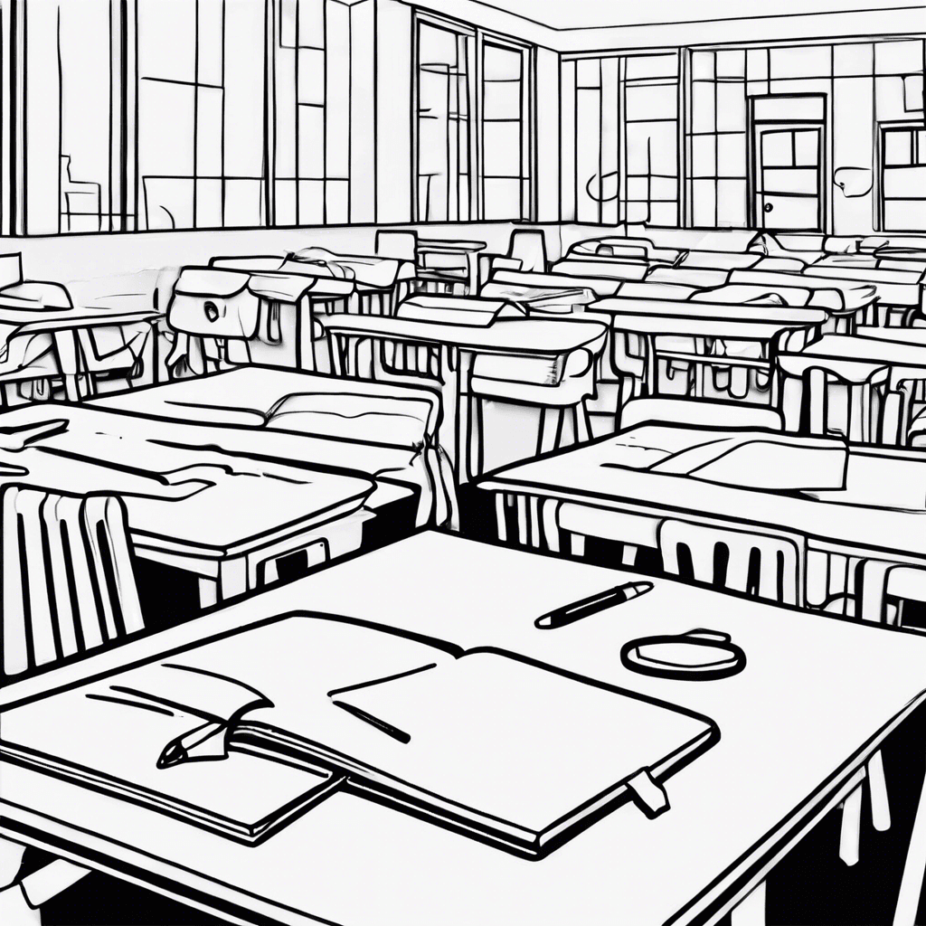 school day coloring pages