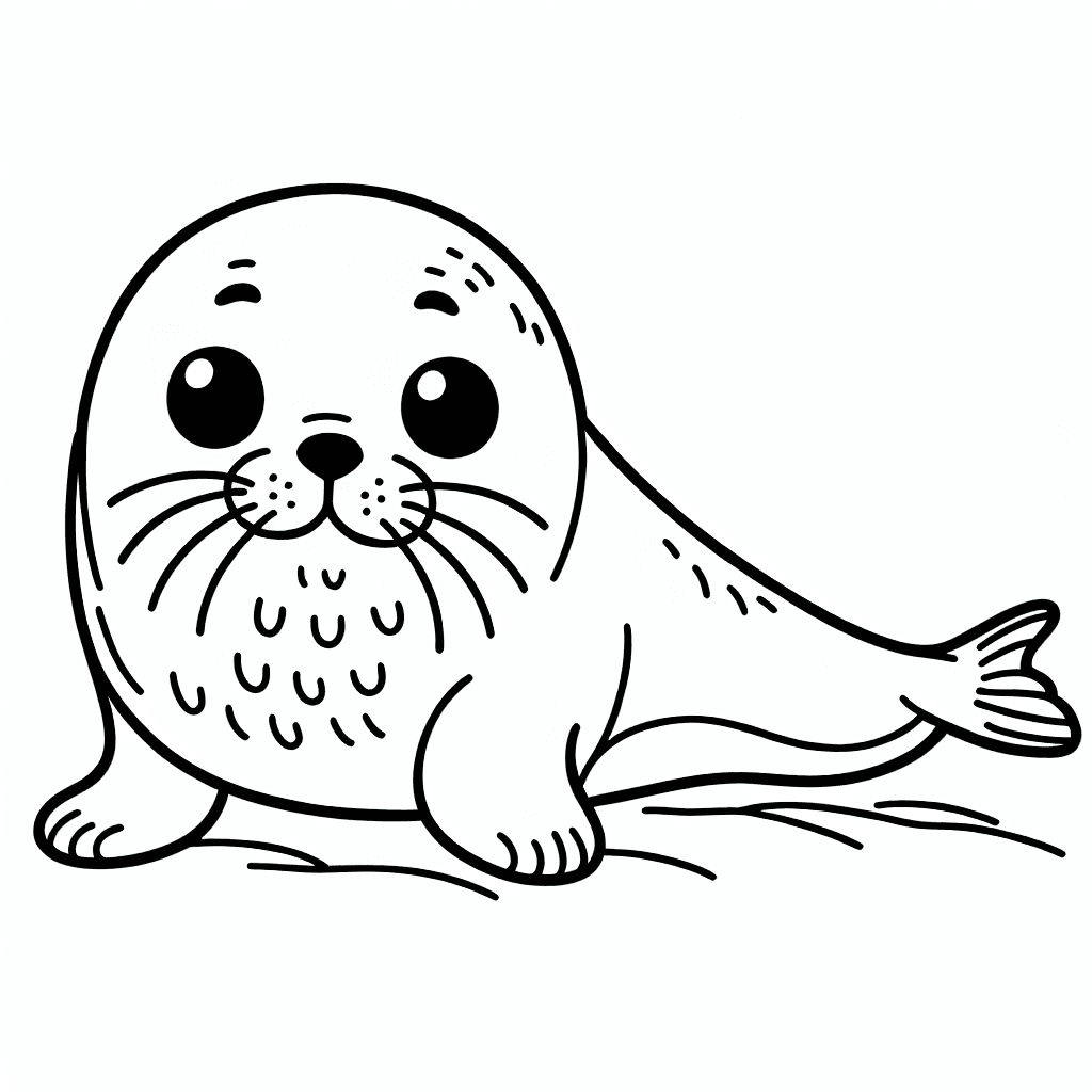 seal coloring pages