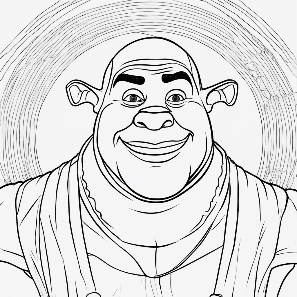 shrek coloring pages