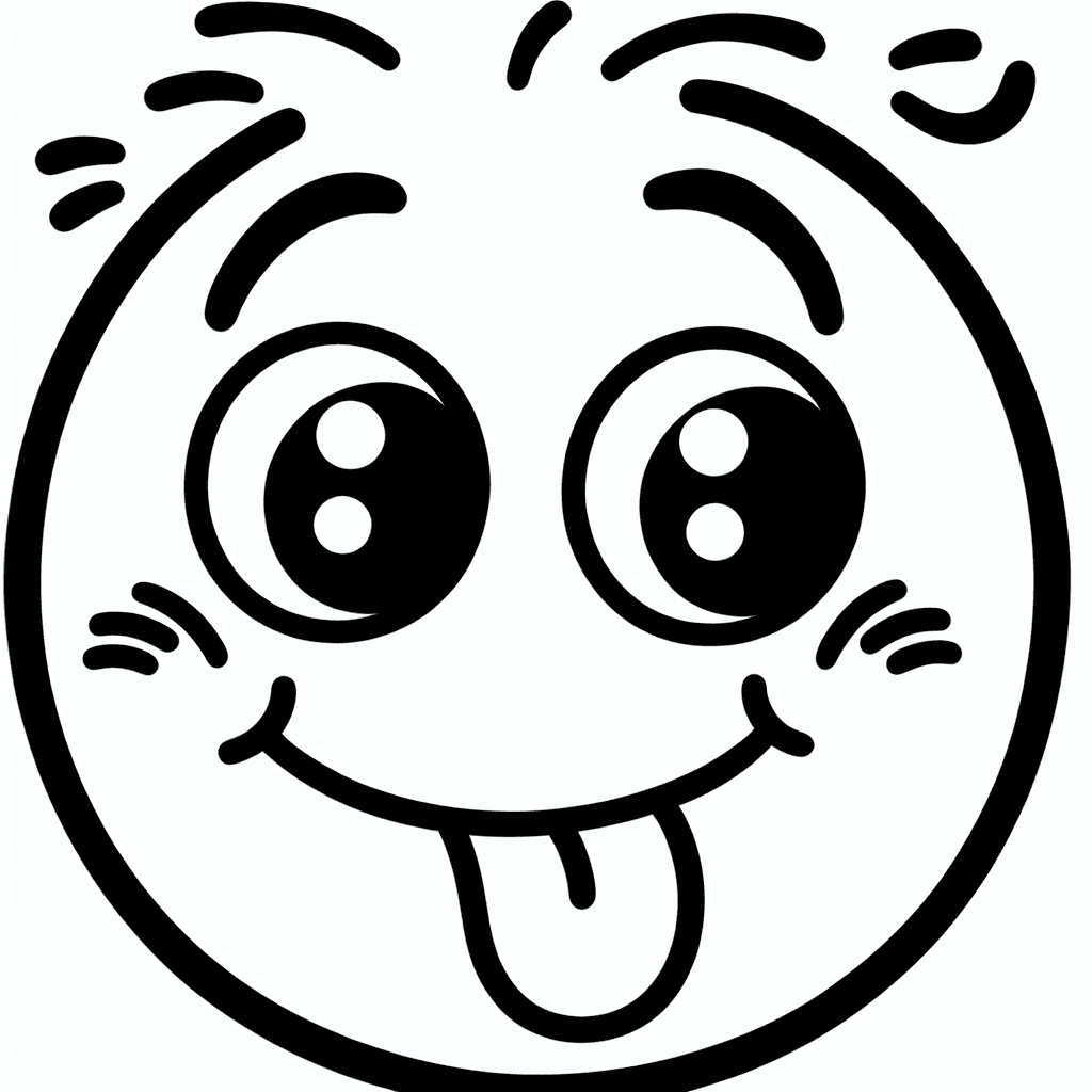 silly face coloring pages