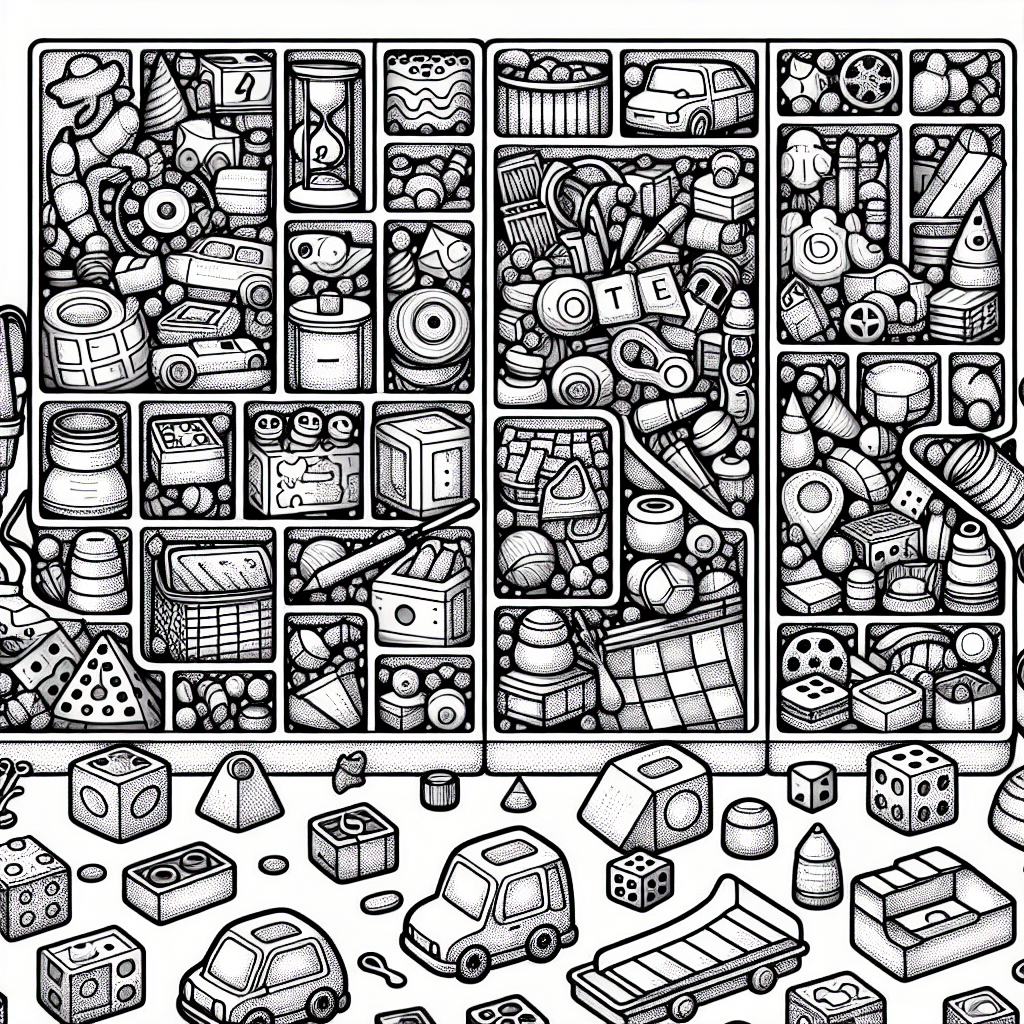 Additional sorting games coloring page 1