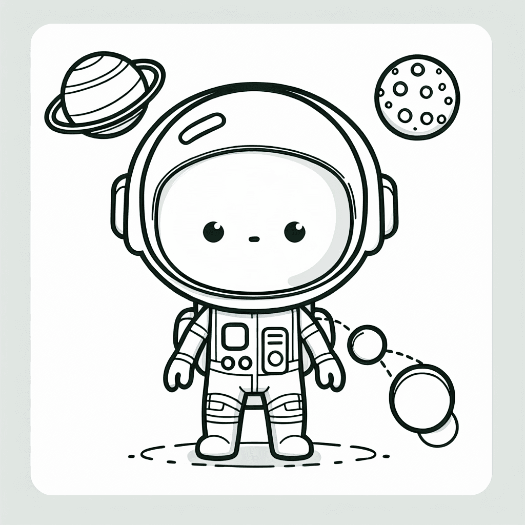 space explorer coloring pages