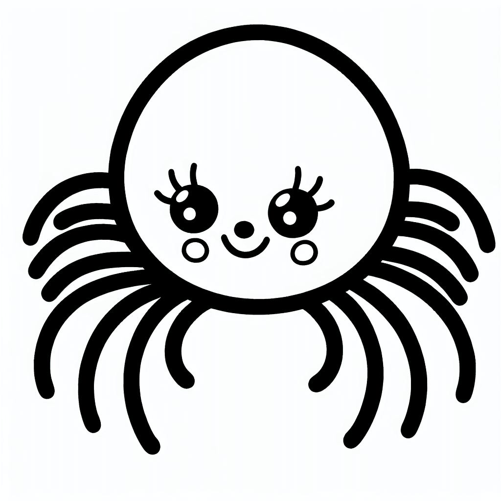 spider coloring pages