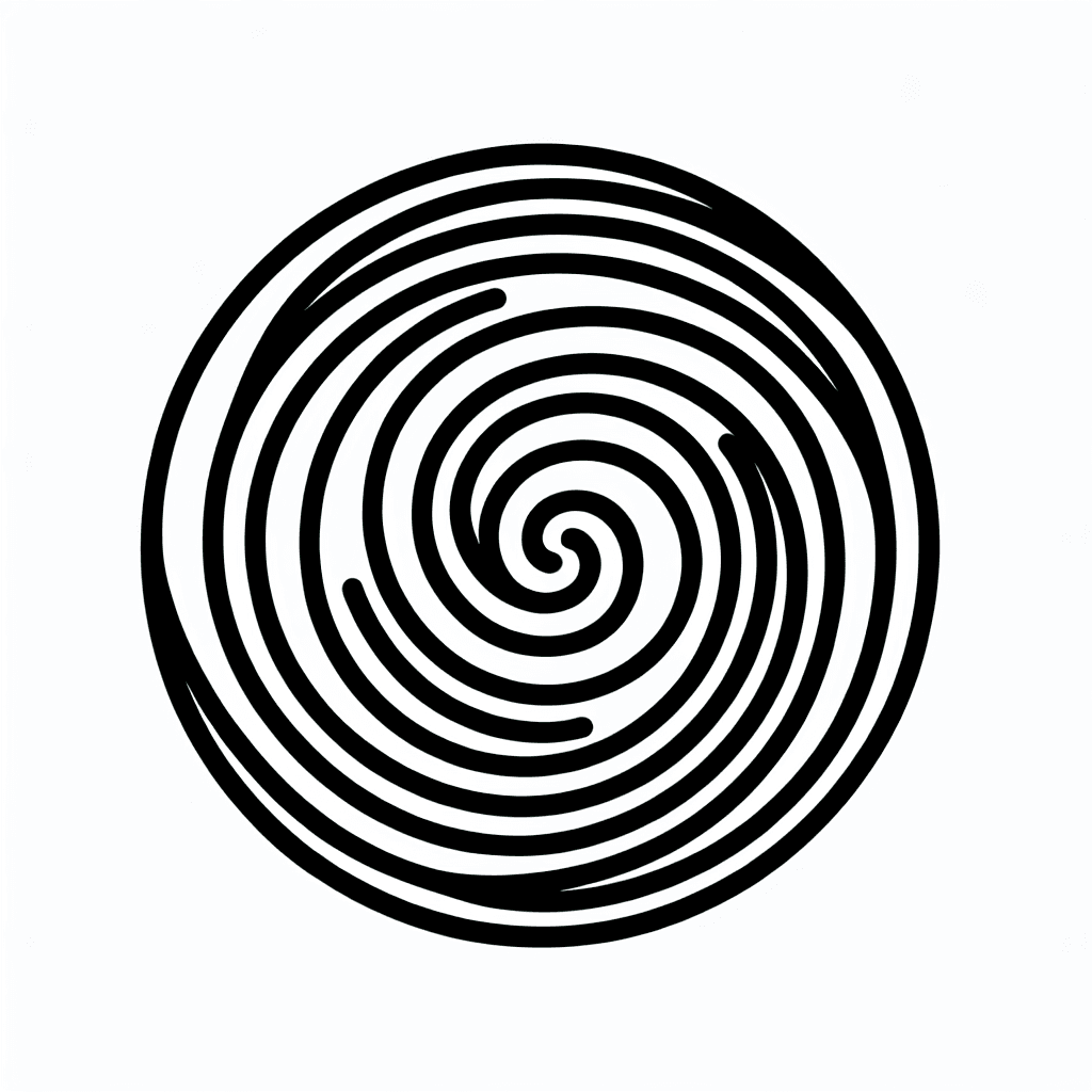 spiral pattern coloring pages