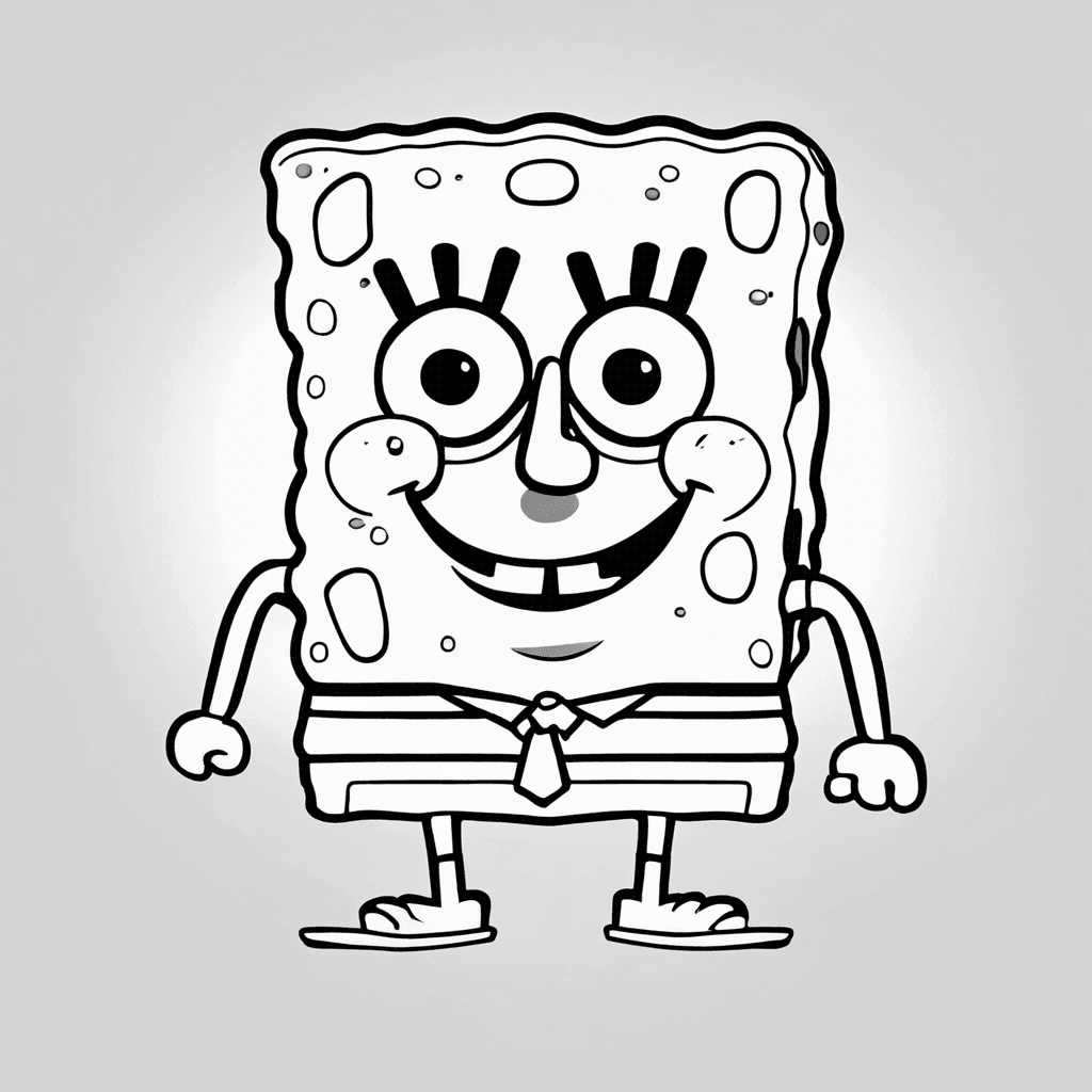 Additional spongebob coloring page 2