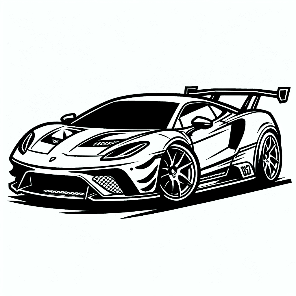 sports car coloring pages