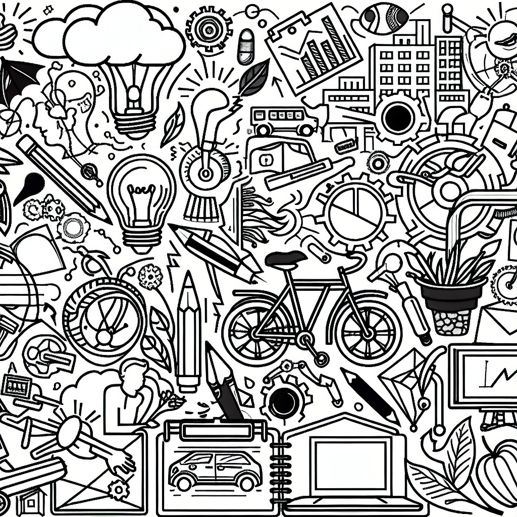 Additional spot difference coloring page 2