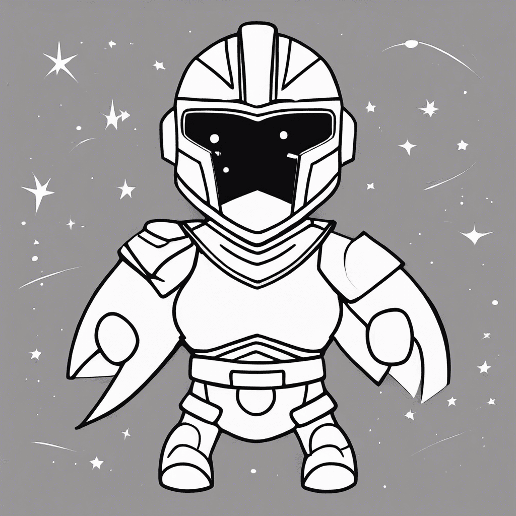 star warrior coloring pages