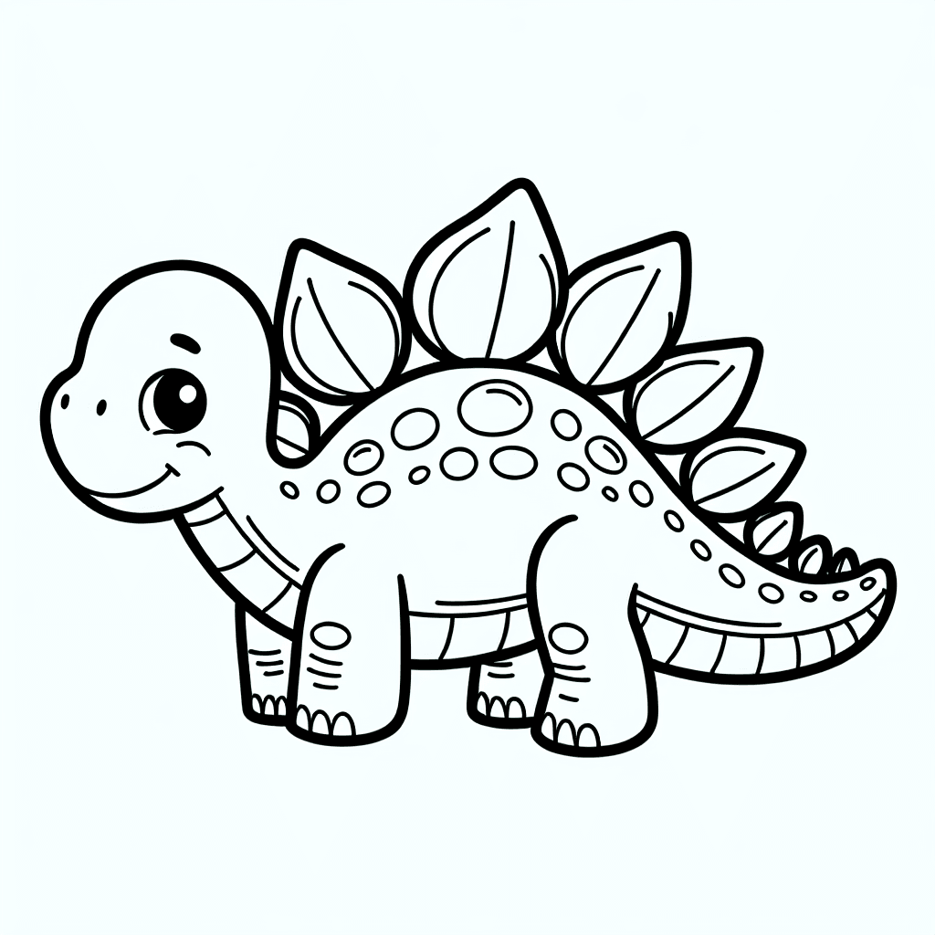 stegosaurus coloring pages