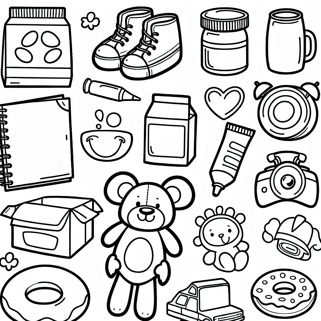 subjects coloring pages