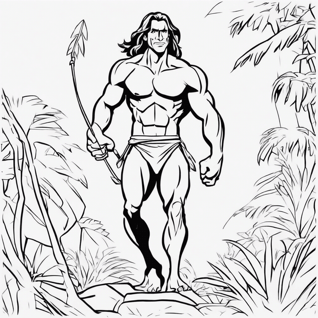 tarzan coloring pages