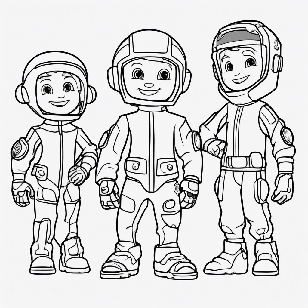 team umizoomi coloring pages