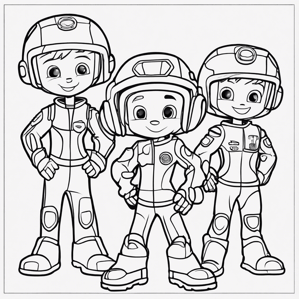 Additional team umizoomi coloring page 2