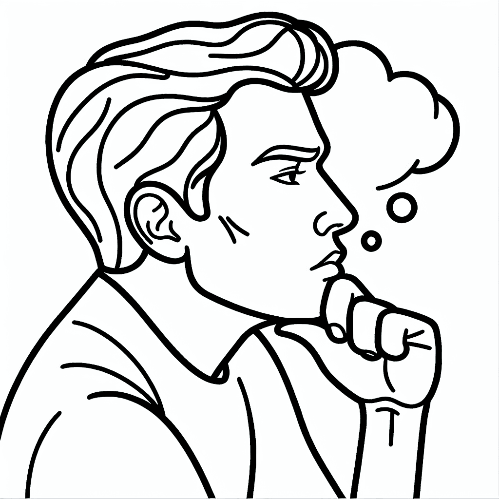 Additional thinking hard coloring page 1