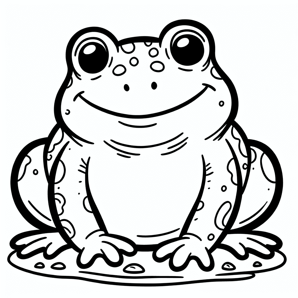 toad coloring pages