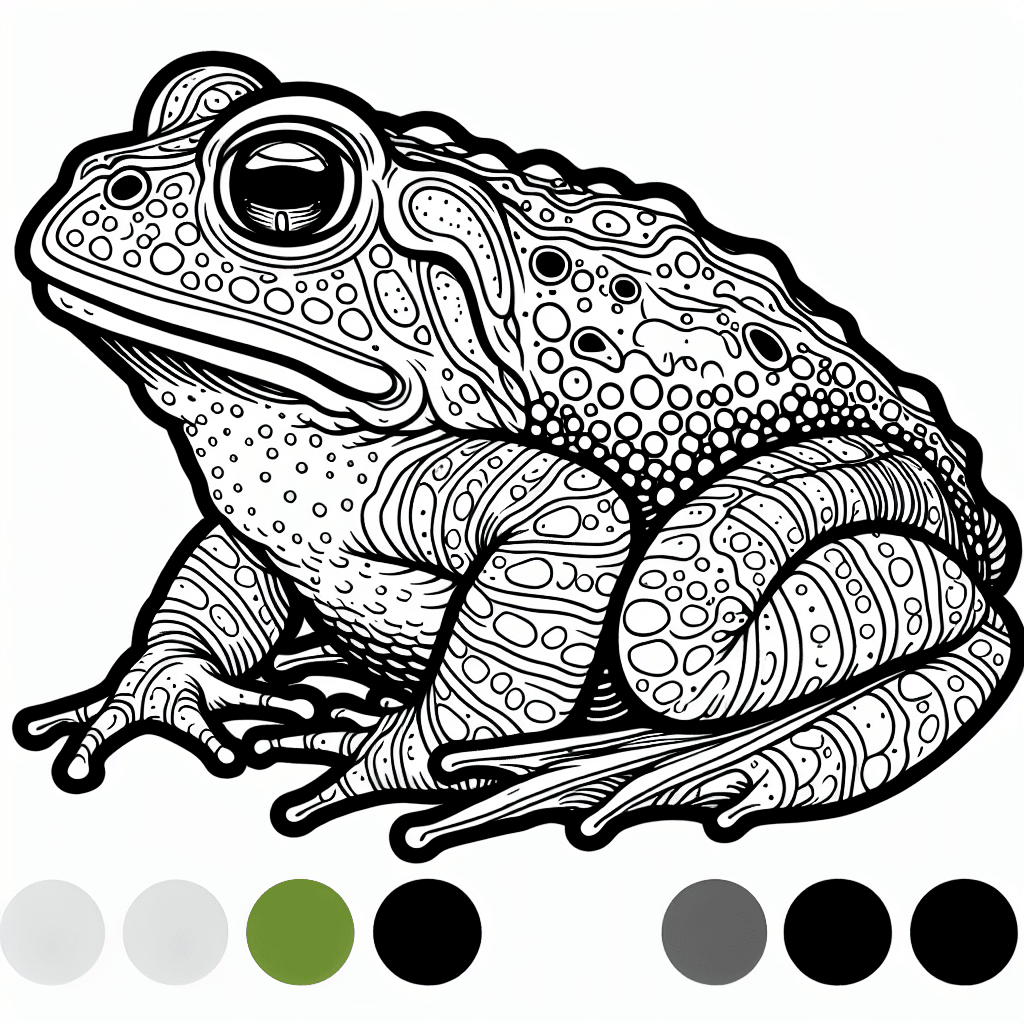 Additional toad coloring page 1