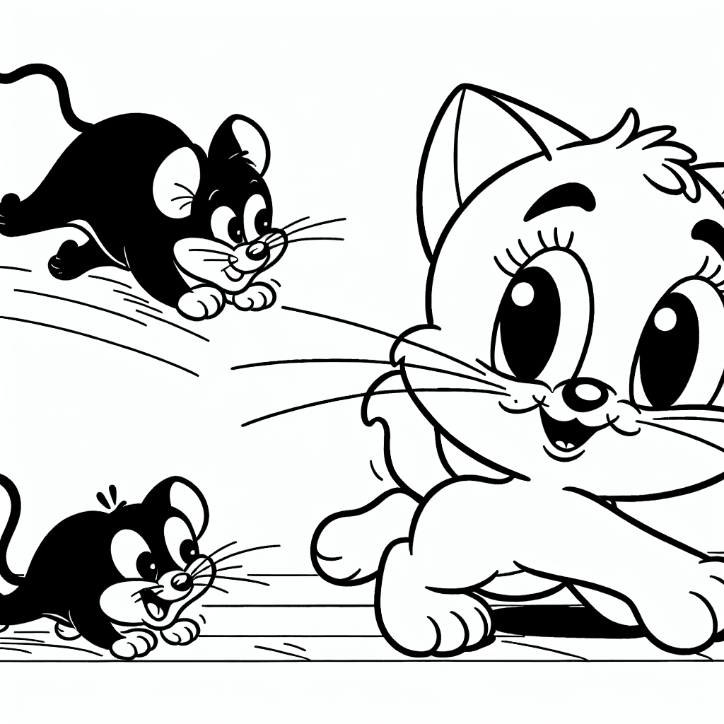 tom jerry coloring pages