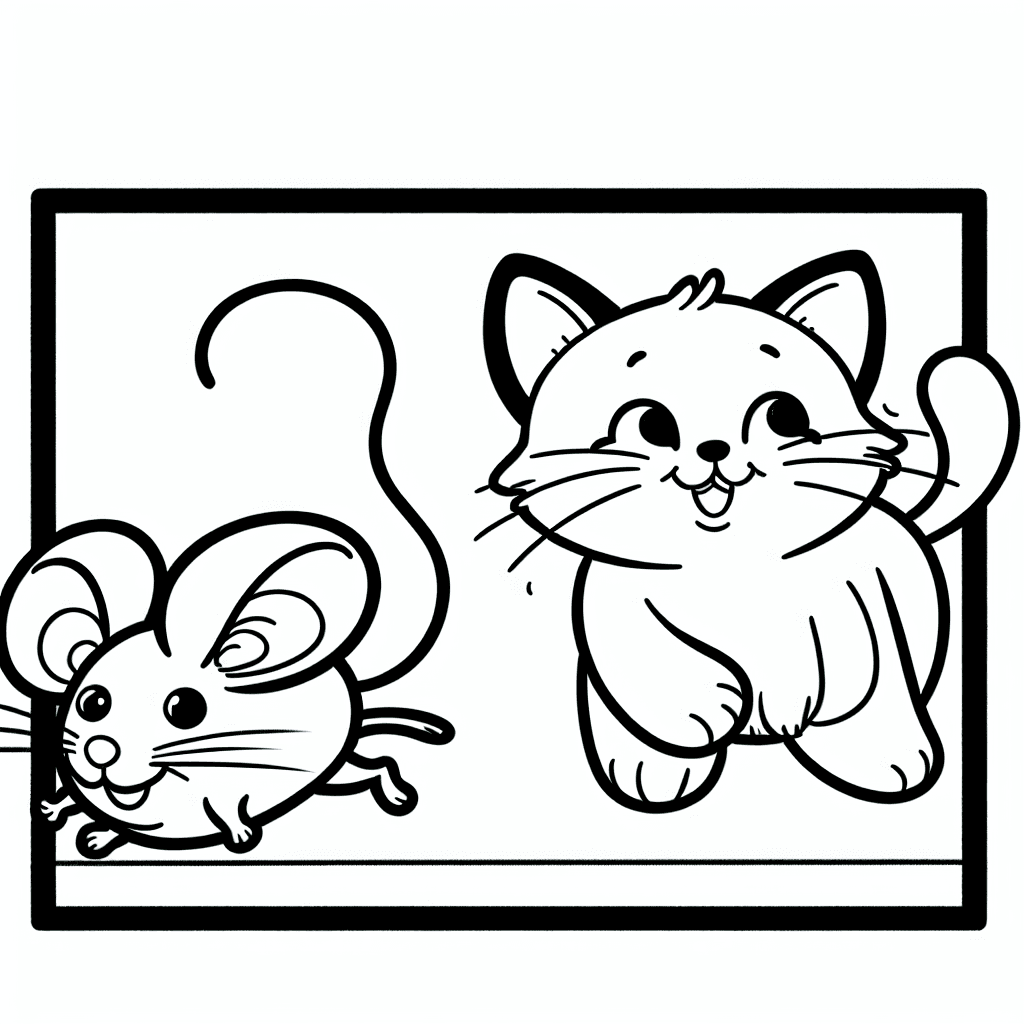 Additional tom jerry coloring page 2